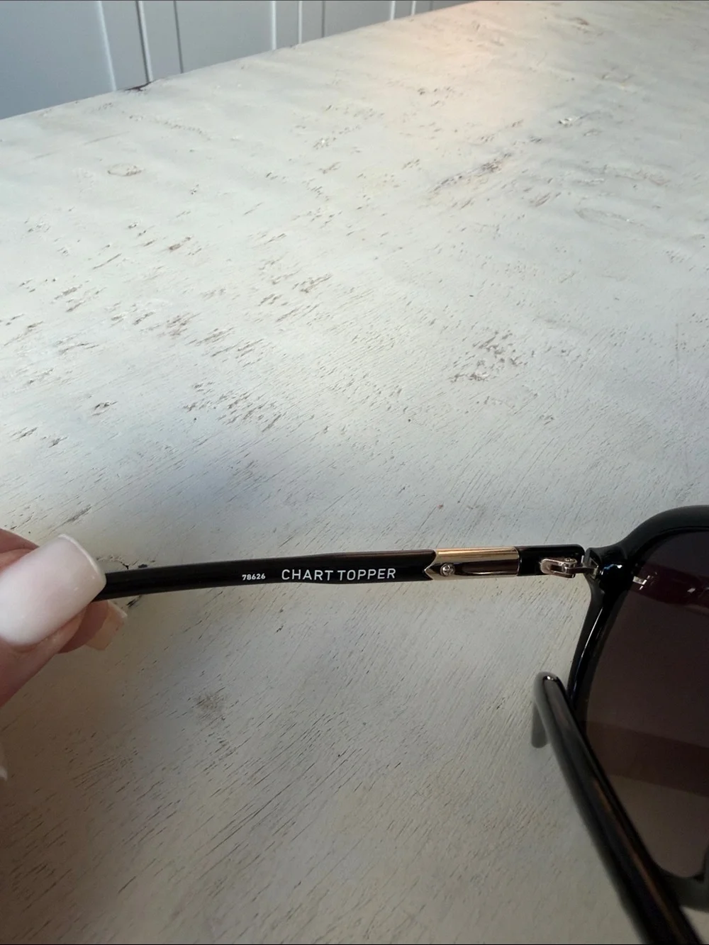 Quay Australia Black Aviator Sunglasses with Gradient Grey-Brown Lenses